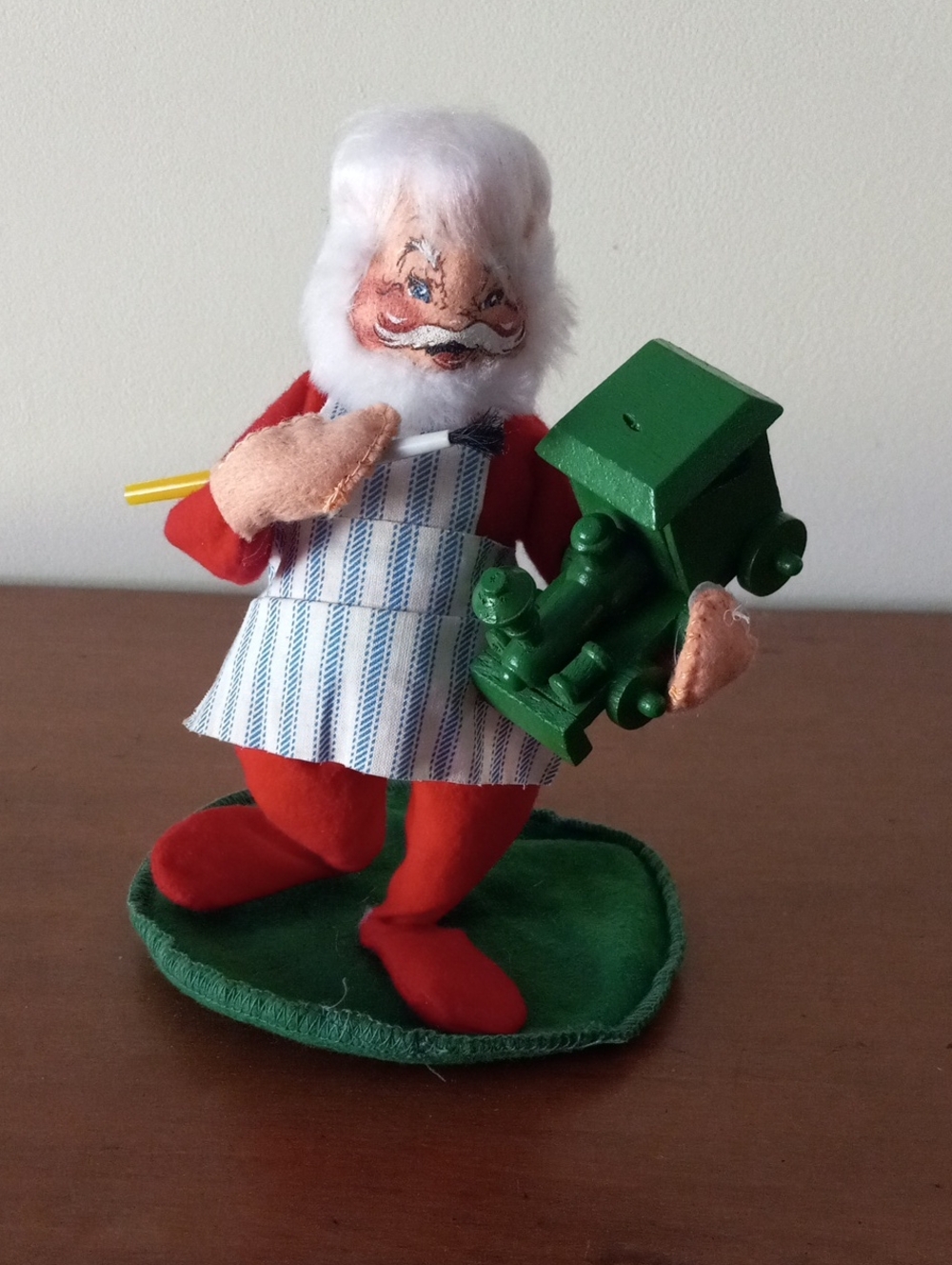 Vintage Annalee Mobilitee Workshop Santa Claus Doll